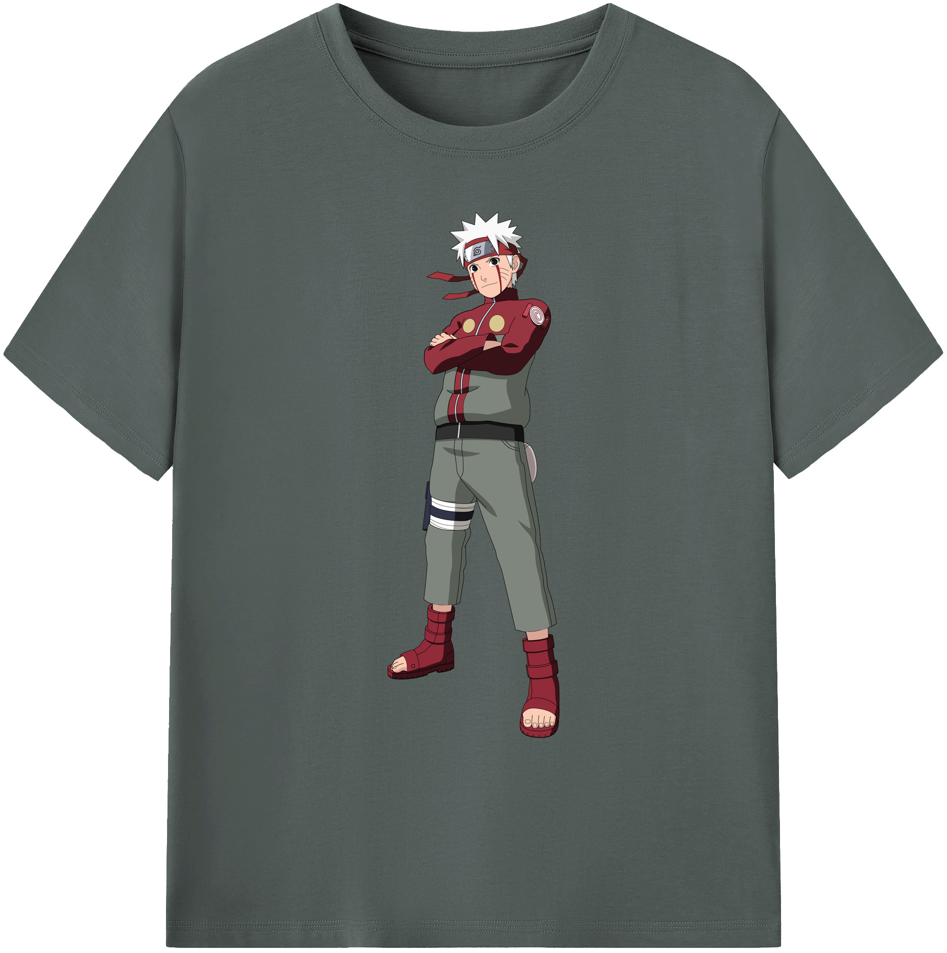 （画像用） NARUTO -ナルト- うずまき ナルト Uzumaki Naruto 綿100％ メンズ半袖Tシャツ｜肌触りやわらか＆通気性